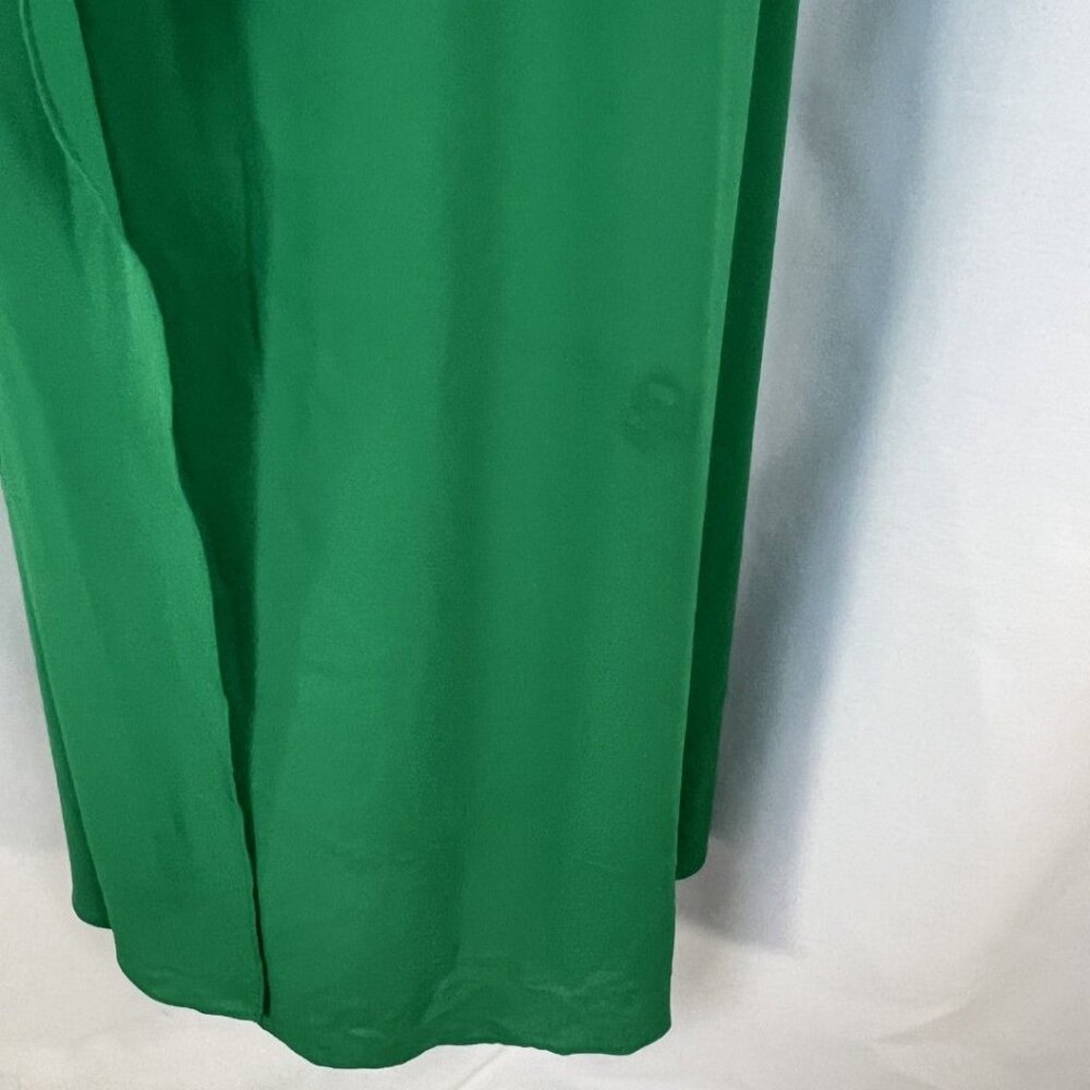 NWT BCBGMAXAZRIA Green Draped Front Strapless Gown $298 - Picture 10 of 13